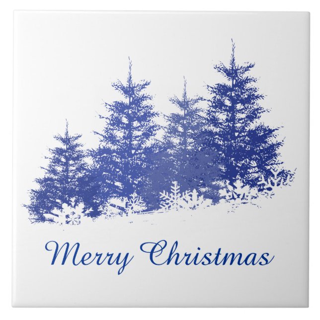 Carreau Paysage hivernal (Devant)