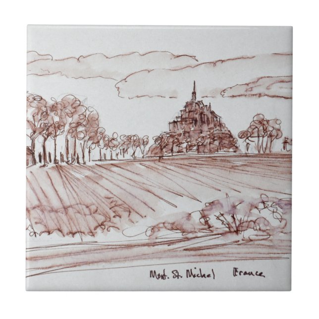 Carreau Paysage Mont Saint-Michel| Normandie, France (Devant)