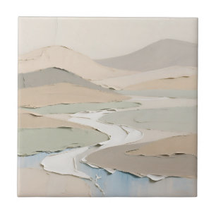 Carreau Paysage Neutre Abstrait