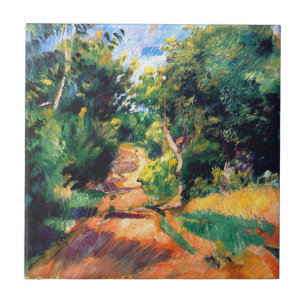 Carreau Paysage près de Varengeville par Renoir
