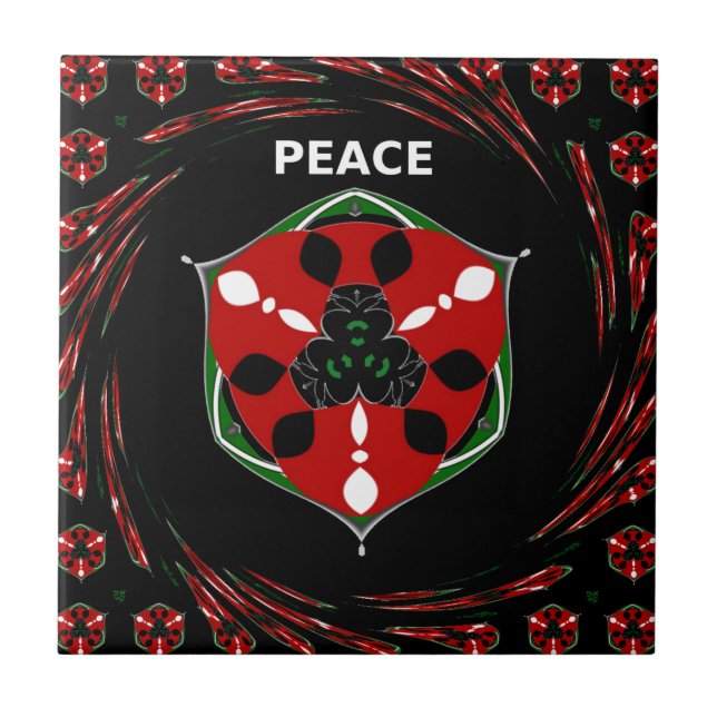 Carreau "Peace : with Shield Emblem" (Devant)