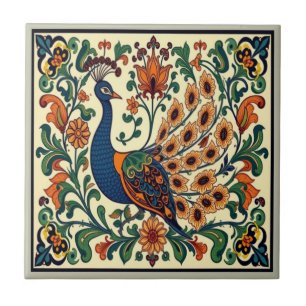 Carreau Peacock Bird Morris Morgan Boho