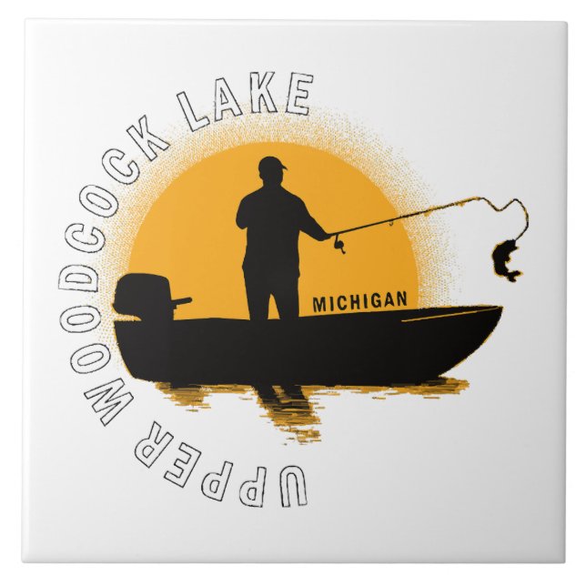 Carreau Pêche au lac Michigan (Devant)