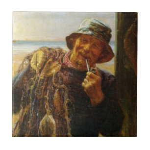 Carreau Pêcheur jovial (par Frederick Morgan)