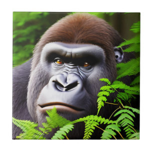 Carreau Peekaboo Gorilla, Carrelage en céramique