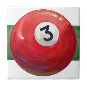 Carreau Peint 3 Motif de billard