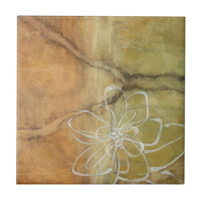 Carreau Peinture Abstraite en silhouette sur Arrière - pla (Devant)