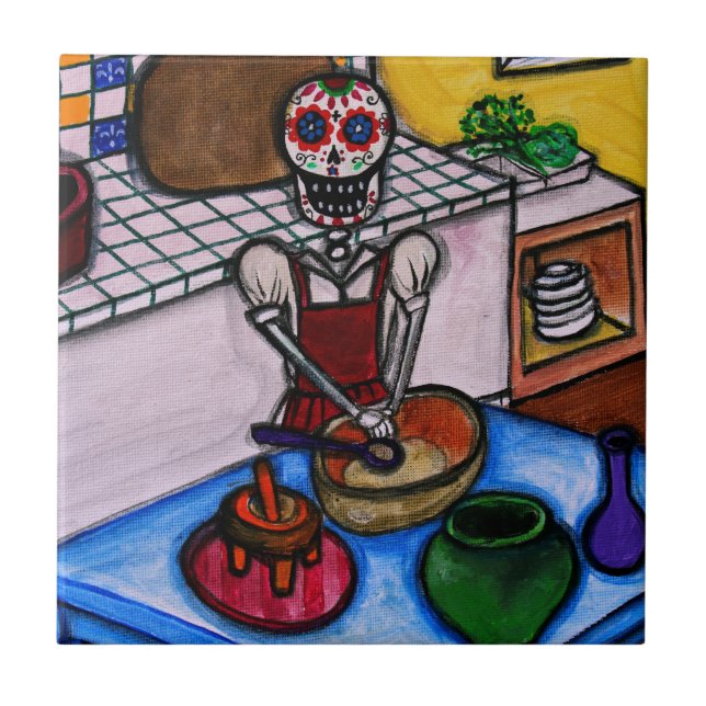 CARREAU PEINTURE DE LA LA JEFA DE LA LA COCINERA DE (Devant)