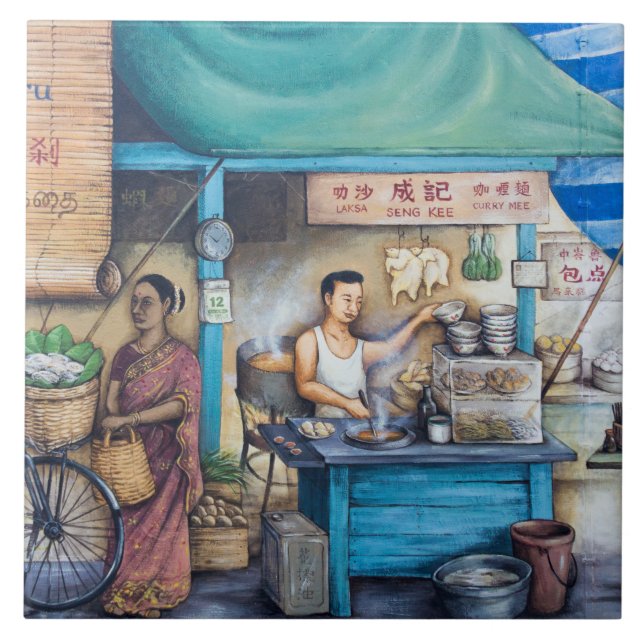 Carreau Peinture de rue (Devant)