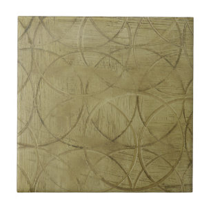 Carreau Peinture des cercles liés par Jennifer Goldberger