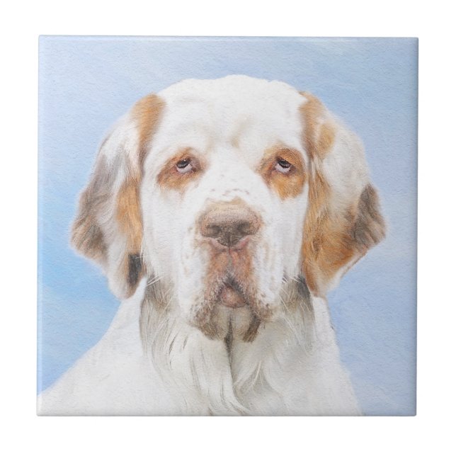 Carreau Peinture espagnole de combre - Belle art original  (Devant)