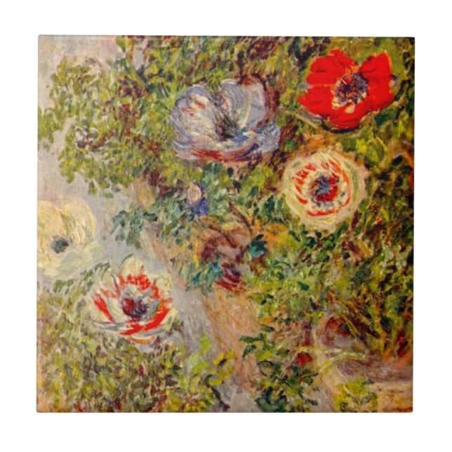 Carreau Peinture impressionniste florale - Claude Monet (Devant)