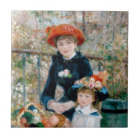 Peinture impressionniste Renoir - Deux Soeurs