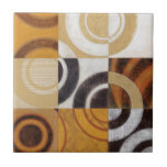 Carreau Peinture moderne avec Motifs circulaires<br><div class="desc">Peint par Norman Wyatt,  Jr. ce tableau moderne présente des motifs circulaires multicolores en neuf carrés. Bon pour un mur qui a besoin d'art aussi bien que quelqu'un qui veut pratiquer son lancer de fléchettes!</div>