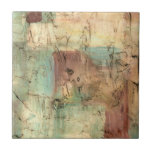 Carreau Peinture sur la Terre avec surface fissurée<br><div class="desc">Cette oeuvre imaginative d'Ethan Harper utilise des tons terre et des traits de brosse dentés pour créer l'illusion d'une surface fêlée. La peinture épaisse est fortement stratifiée,  aidant les couleurs à se mélanger. Prends la main sur cette impression dès aujourd'hui !</div>