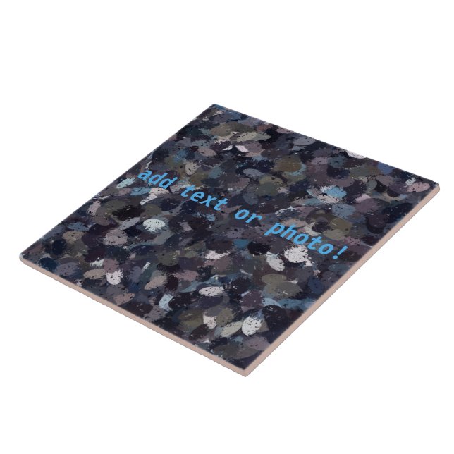 Carreau Peinture violette et lavande (Côté)