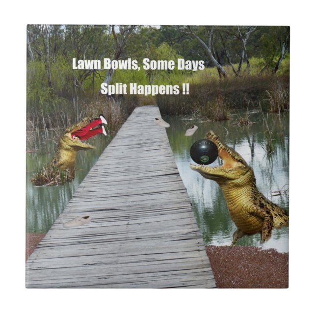 Carreau Pelouse Bowls Australie Split Happings, Carrelage  (Devant)