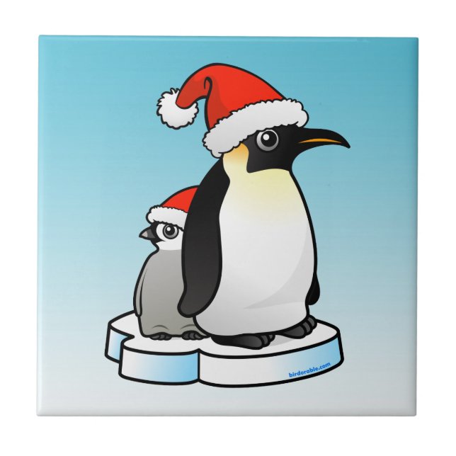 Carreau Penguin Père Noël (Devant)