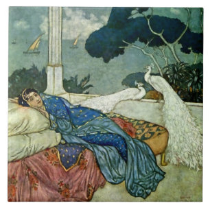 Carreau « Pensée pour la Dame Yang » par Edmund Dulac
