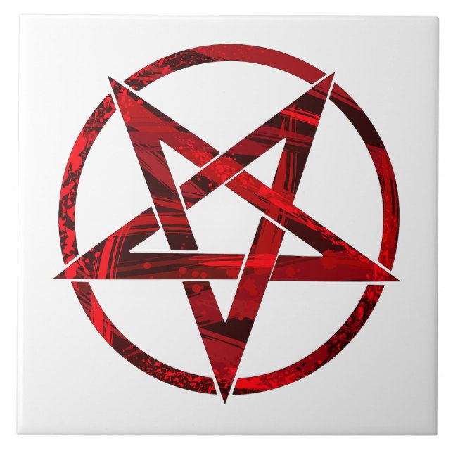 Carreau Pentagram Red Devil (Devant)
