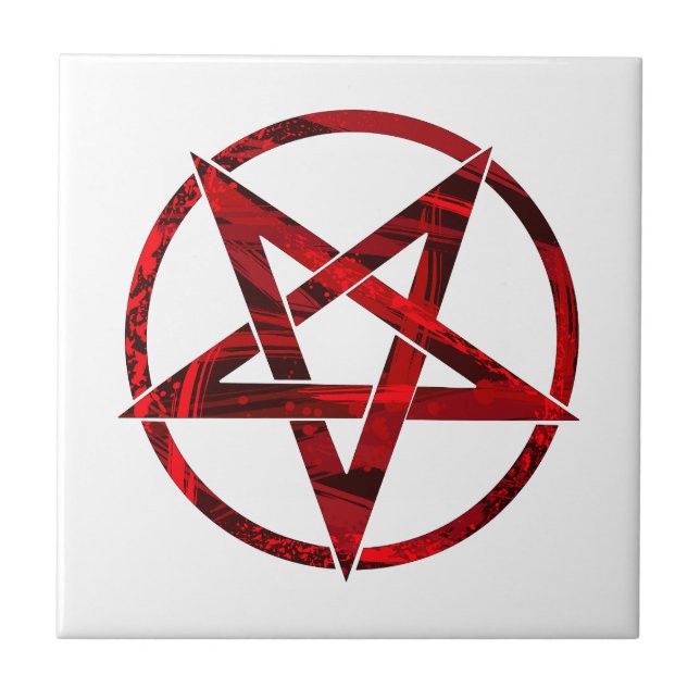 Carreau Pentagram Red Devil (Devant)