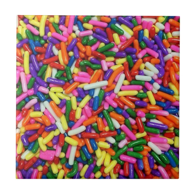 Carreau Pépites de bonbons colorées (Devant)
