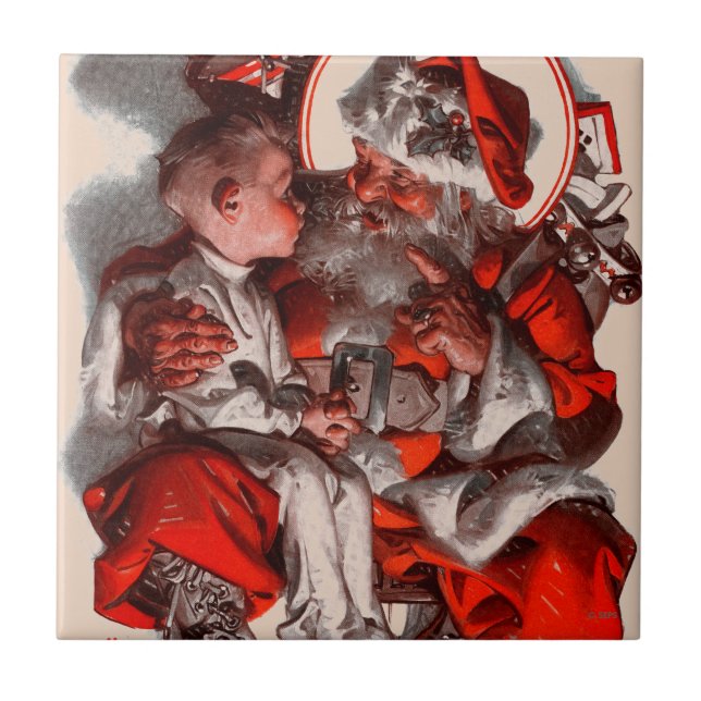 Carreau Père Noël Lap (Devant)