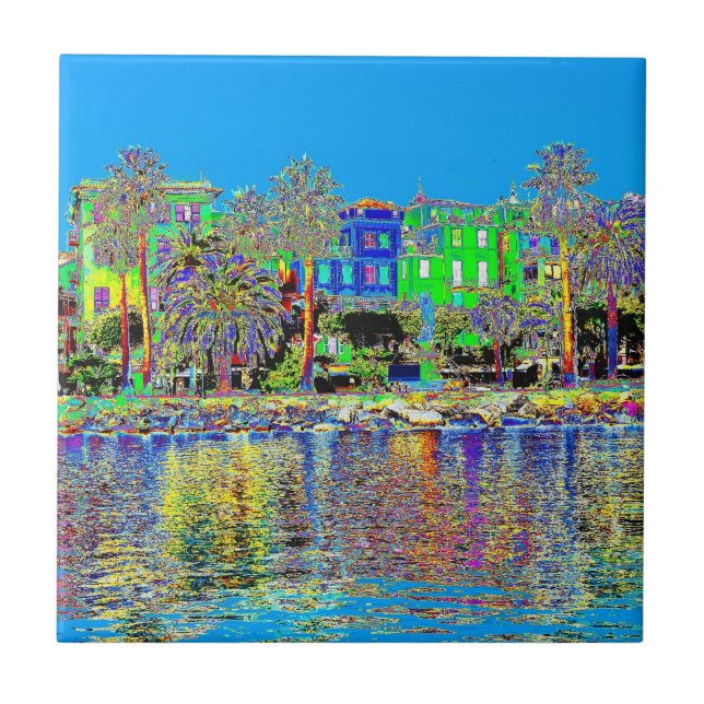 Carreau Père Noël Margherita Ligure - l'Italie (Devant)