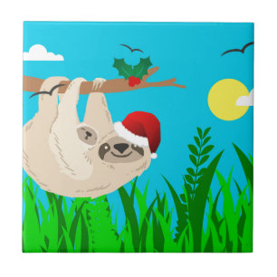 Carreau père Noël sloth