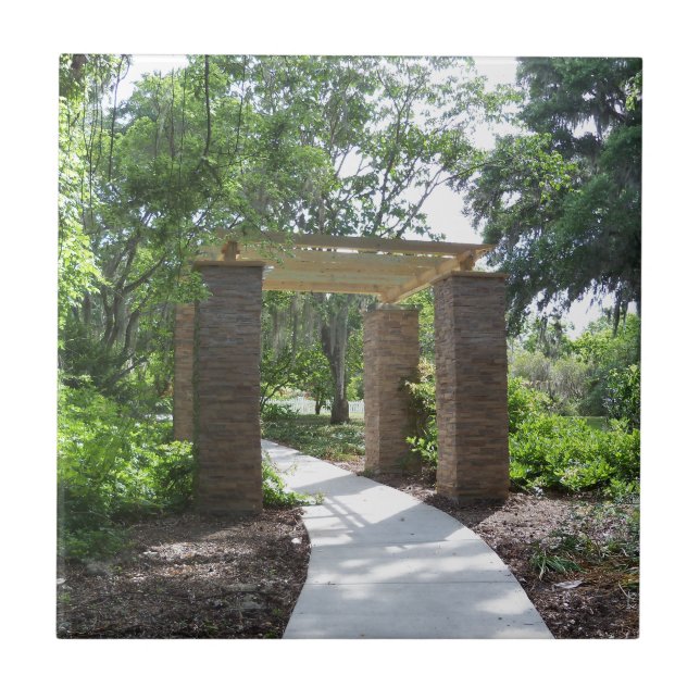 Carreau pergola sur un chemin (Devant)