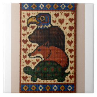 Carreau Perles animales Totem