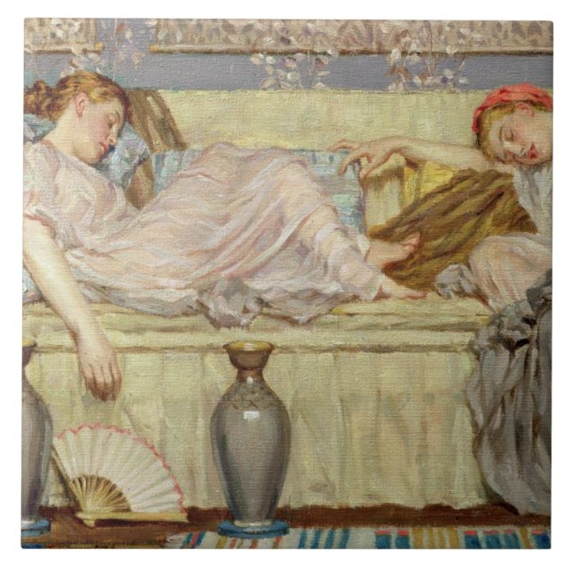 Carreau Perles (étude), c.1875 (huile sur la toile) (Devant)