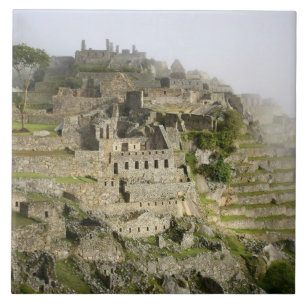 Carreau Pérou, Machu Picchu. La citadelle antique de Machu