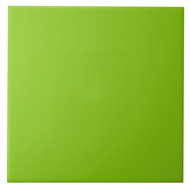 Carreau Perroquet massif de couleur claire vert citron (Devant)