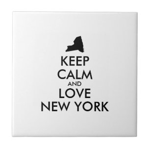 Carreau Personnalisable KEEP CALM et AMOUR NEW YORK