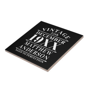 Carreau Personnalisé Vintage à la perfection