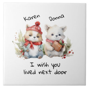 Carreau Personnaliser Meilleurs Amis Je Souhaite Que Vous