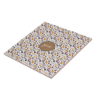 Carreau Personnaliser sur le Motif botanique