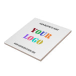 Carreau Personnalisez votre entreprise Logo et Texte Carre<br><div class="desc">Couleurs et polices personnalisées - Carreaux en céramique avec votre entreprise Logo ou Nom de la photo Site Web Promotionnel Couleurs personnalisées / Texte - Carreaux professionnels modernes ou personnels Cadeau - Ajouter votre logo - Image - Photo ou QR Code / Nom - Entreprise / Site Web ou E-mail...</div>