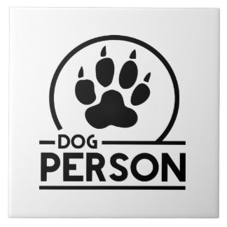 Carreau Personne de chien