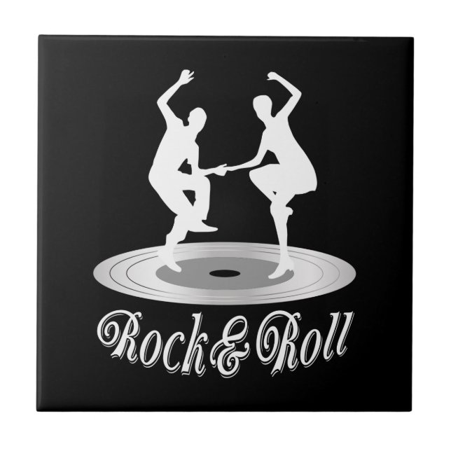 Carreau Personnes dansant le Rock and roll (Devant)