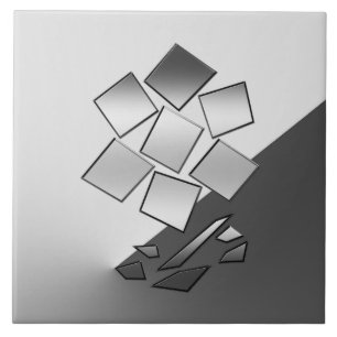 Carreau Pétales de chrome