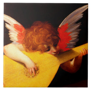 Carreau PETIT ANGEL JOUER DE LA LUTE Musique Fabriquant Ch