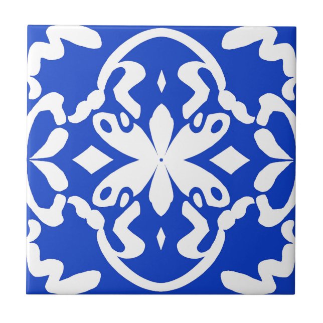 Carreau petit bleu voletant (Devant)