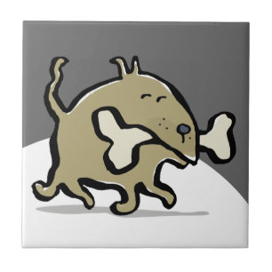 Carreau petit chien, gros os