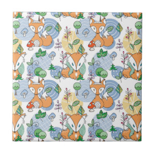 Carreau Petit motif mignon de Fox