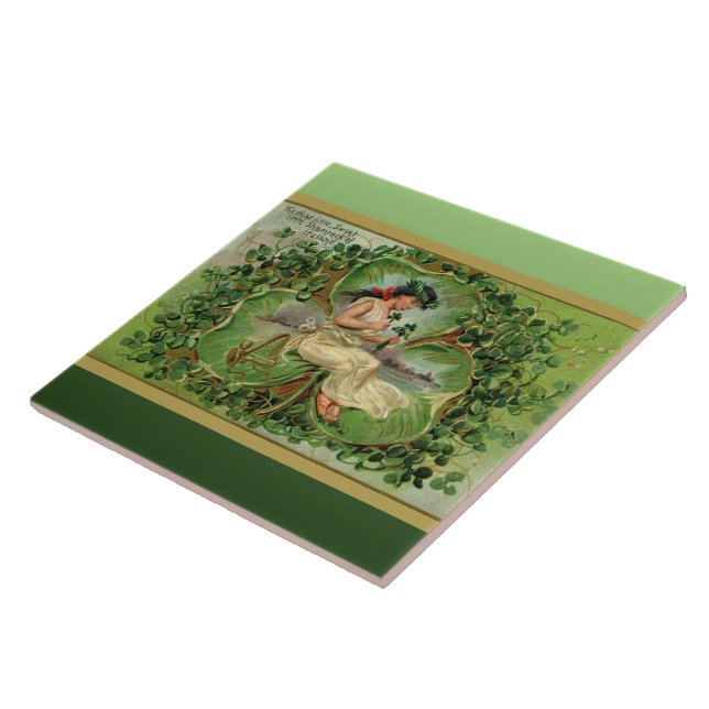 Carreau Petit shamrock doux (Côté)