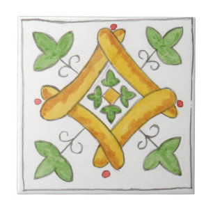 Carreau Petite céramique "Napola" d'inspiration sicilienne