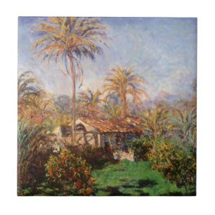 Carreau Petite ferme rurale à Bordighera par Claude Monet