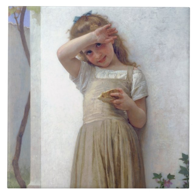 Carreau Petite fille, Bouguereau (Devant)